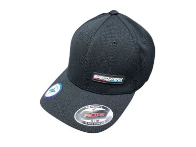 Speedwerx Mesh Back Flexfit Cap - Gray/White/Black - Blue Logo