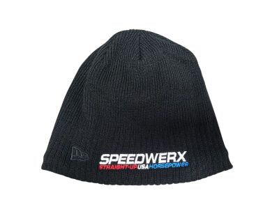 Speedwerx Pom Beanie - Black/Gray/Green