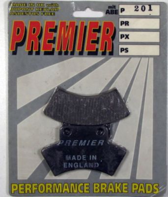 Premier Carbon Rear Brake Pads // Polaris ATVs 1989-1999