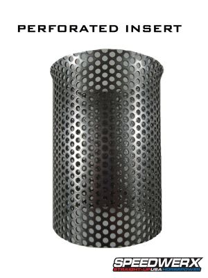 Muffler Insert, Universal - Perforated Style - Fits 3.5" Exhaust