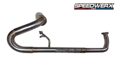 Stainless Steel Exhaust- Race / Loud // Arctic Cat ZR 200 / Yamaha SnoScoot / Ski-Doo MXZ 200