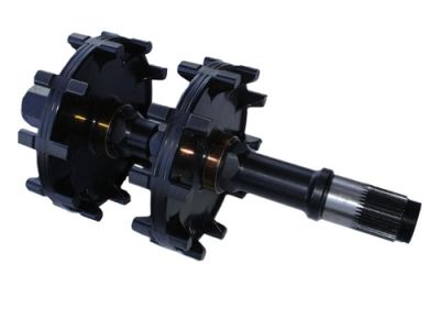 TRACKSHAFT WITH 9 TOOTH DRIVERS, Pro-Lite Series - 2005-2006 M-Series/Crossfire