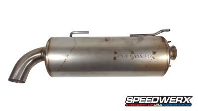 Speedwerx Q6 Series Stainless Steel Slip-On Exhaust // 2015-2017 Prowler 1000 XT