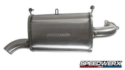 Speedwerx Q6 Series Stainless Steel Bolt-On Exhaust // 2016-2021 Polaris RZR XP Turbo / XP 4 Turbo