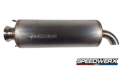 Speedwerx Q6 Series Stainless Steel Slip-On Exhaust // Wildcat XX