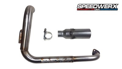 Stainless Steel Exhaust- Briggs & Stratton 206 Swap // Arctic Cat ZR 200 / Yamaha SnoScoot / Ski-Doo MXZ 200
