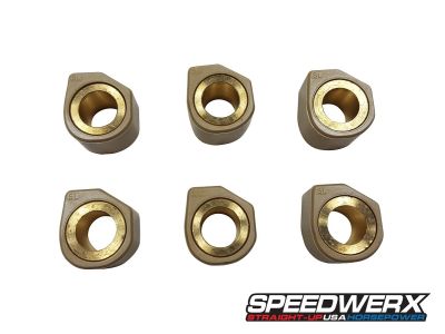 Primary Clutch Roller Weights // Arctic Cat ZR 200 / Yamaha SnoScoot / Ski-Doo MXZ 200 - Set of 6